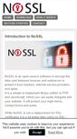 Mobile Screenshot of nossl.net